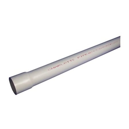 Charlotte Pipe And Foundry 114x20 SCH40 PVC Pipe PVC04012B0800